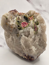 Load image into Gallery viewer, Large Raw Smokey Quartz with Watermelon Tourmaline, Lepidolite and Cleavelandite
