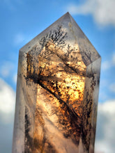Load image into Gallery viewer, Dendritic Rose Quartz (with Golden Healer) Tower #2
